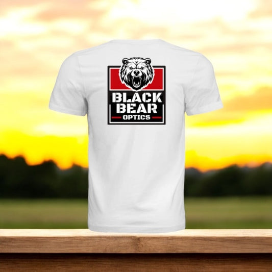 Red Bear T-shirt - Black Bear Optics